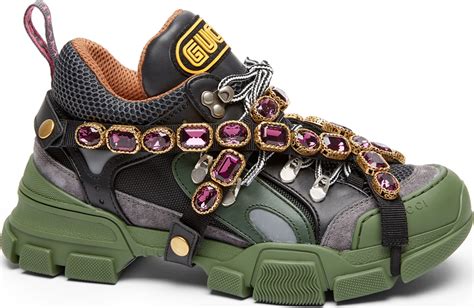 sneakers gucci uomo flashtrek|gucci jeweled sneakers price.